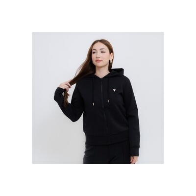 Guess Olympe Full Zip Hoodie V4YQ06KCAY2-JBLK čierna