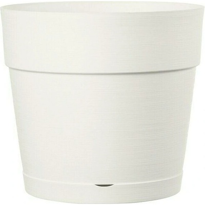 Deroma Save Květináč včetně podmisky 38 cm 34,4 cm plast bílá 9E94ZSZ237