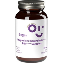 Beggs Magnesium bisglycinate 380 mg + P5P COMPLEX 1,4 mg 60 kapslí