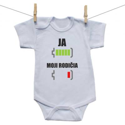 Body s krátkym rukávom Batéria nabitá