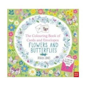 National Trust: The Colouring Book of Cards and Envelopes - Flowers and Butterflies | Rebecca Jones (0000)