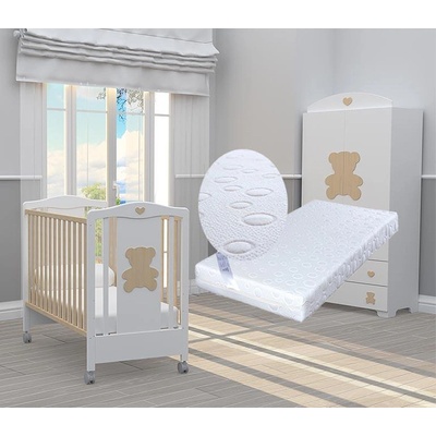 Bambino Casa Креватче Bambino Casa - Teddy Naturale + подарък матрак Primavera Baby Luxe (202501)