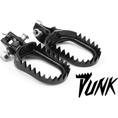 S3 stúpačky kované Punk KTM SX/SXF/16-/EXCF 17- HQ TC/FC 16-TE/FE 17 čierna čierna