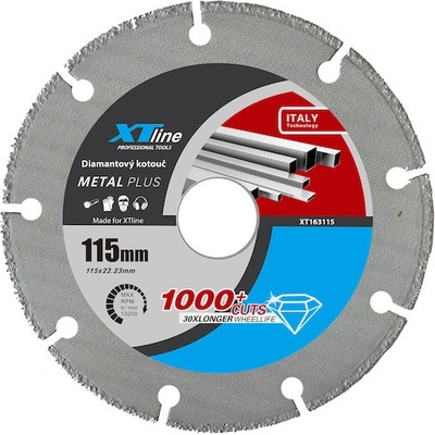 Xtline Kotouč univerzální 125 x 1,2 x 22,2 mm XT163125