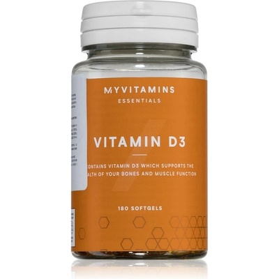 MyVitamins Essentials Vitamin D3 180 kapsúl