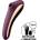 Satisfyer Dual Kiss Wine Red