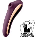 Satisfyer Dual Kiss Wine Red - superlove