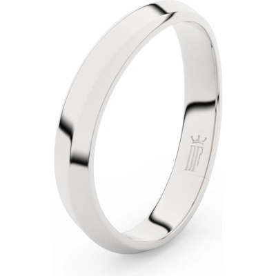 Danfil prsten DLR3024 bílé zlato bez kamene povrch lesk