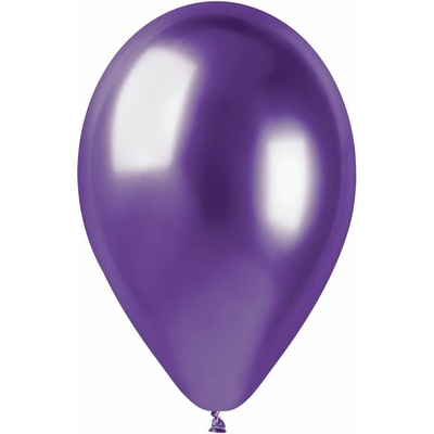 Balónky chromované fialové lesklé 33 cm SMARTBALLOONS GB120-97