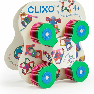 CLIXO Tiny & Mighty magnetická stavebnice 9 ks