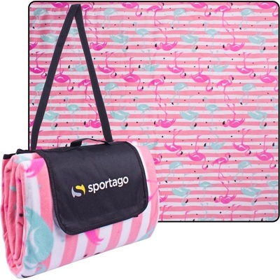 Sportago Flamingos pikniková deka 180x210 cm