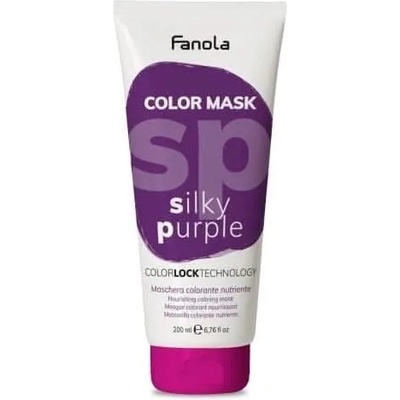 Fanola Color Mask Цветна подхранваща и хидратираща маска, Silky Purple, 200 ml