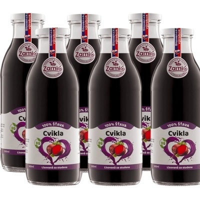 Zamio Bio Cvikla 100% šťava 6 x 500 ml