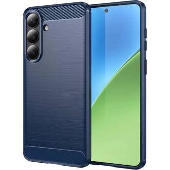 Gigapack Samsung S26 Plus GIGAPACK Силиконов протектор за телефон, удароустойчив, карбонова шарка, синьо GP-179746 (GP-179746)