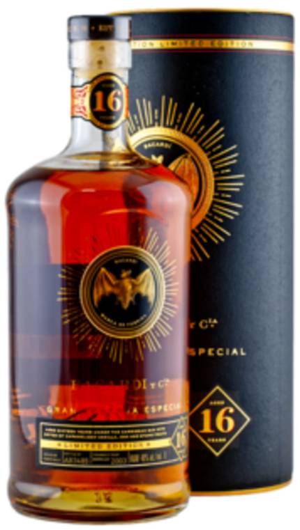 Bacardi Gran Reserva Especial 16 限定版 1L Bacardi 16 Year Gran Reserva Especial Limited Edition 2021