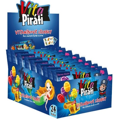Biotter VitaPiráti vitamínové lízátka 24ks