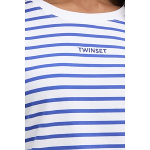 Twinset дамска тениска от памук с еластан (261LM2GBB)