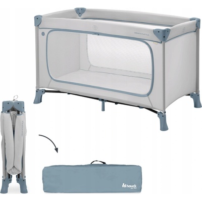 Hauck Cestovná postieľka Dream N Play Plus Dusty Mint