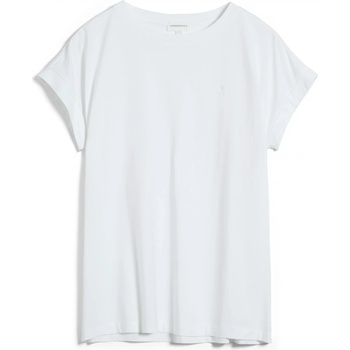 Armedangels Дамска тениска ARMEDANGELS Women's Idaa Logo T-shirt - White (116-6799-0614)