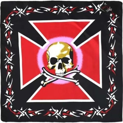 šátek lebky Rocka Skull Cross