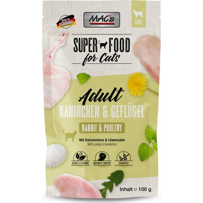 Mac´s Cat Králičí a drůbeží 100 g