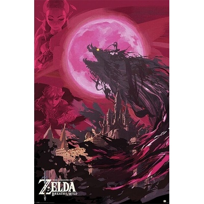 Plakát, Obraz - The Legend of Zelda - Breath of the Wild, 61 × 91.5 cm