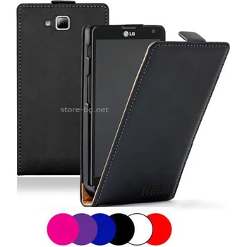 Image 1 of LG Optimus L9 II D605 Flip2 Кожен Калъф + Скрийн Протектор