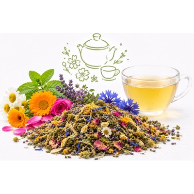 QuickTea Barevné kvítí bylinná směs 50 g
