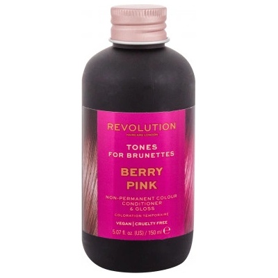 Revolution Hair Tones for Brunettes Berry Pink farba na vlasy 150 ml