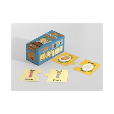 Chavo opposites opuestos puzzle duo 20pc | lil libros