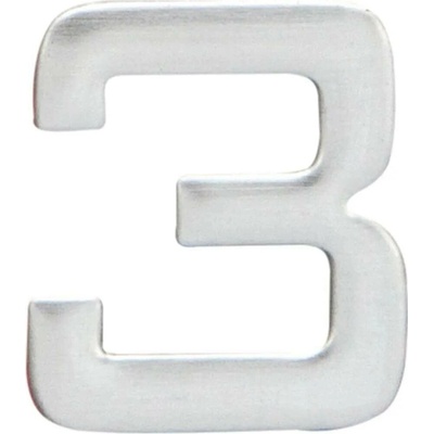 Cobra Číslice "3" 25mm mat.nerez nalepovací – Hledejceny.cz