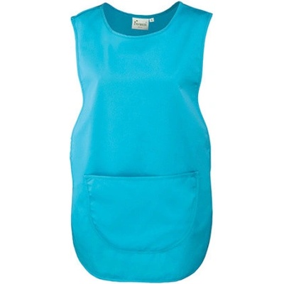 Premier Workwear Dámska tabardová zástera PR171 Turquoise Pantone 312