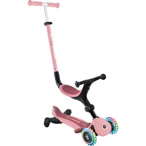 Globber Сгъваема тротинетка 5 в 1 Globber - Go Up Active Lights 360°, розова (749-310) - baby Тротинетка, скутер