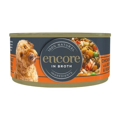Encore Dog Chicken Breast with Beef Liver and Vegetables in Broth 156 g