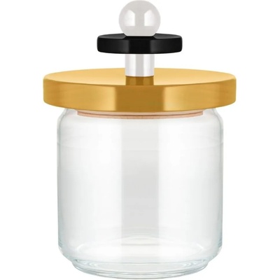 Alessi Кухненски буркан за съхранение 100 COLLECTION, 750 мл, жълт, стъкло, Alessi (ALES16751)