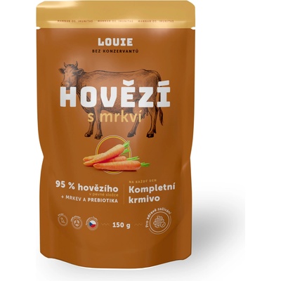 Louie Hovädzia s mrkvou 150 g