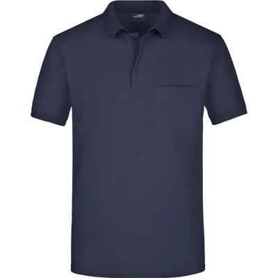 James & Nicholson polokošile JN 922 náprsní kapsou krátký rukáv Cot-02092200102 bílá