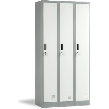 Carmen Метален шкаф cr-1242 j lux - сив / тъмносив (3580012_1)