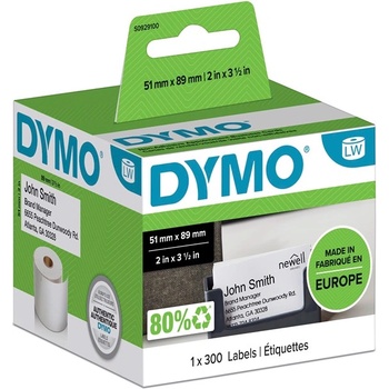 DYMO Картони за баджове за име LabelWriter 51мм x 89мм (S0929100)