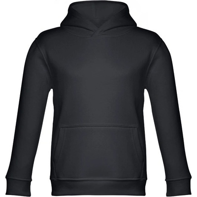 Phoenix Kids detská unisex mikina s kapucňou čierna