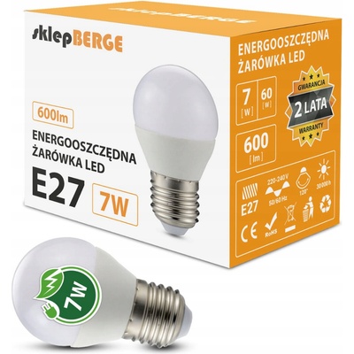 Milio LED žiarovka G45 E27 7W 620 lm studená biela