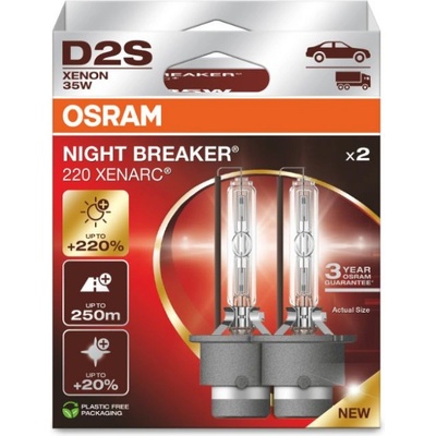OSRAM D2S NIGHT BREAKER LASER 220 2x (66240XN2-2HB)
