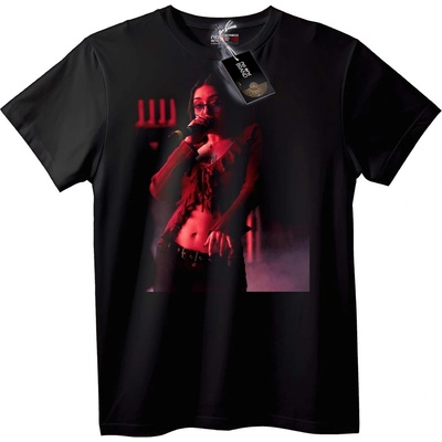 NOONEBRAND Тениска Музикална звезда Изпълнение - 2XL, Black