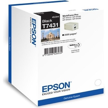 Epson Оригинален мастилен картридж Epson Black T7441 за Workforce Pro WP-M4015|WP-M4525 "C13T74414010 (C13T74414010)