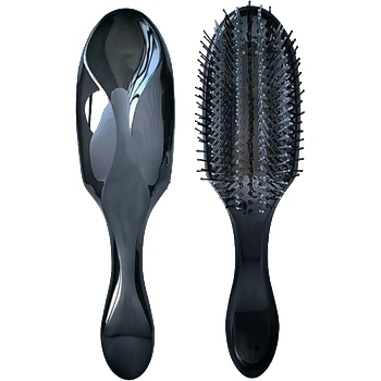 URESHII Scalp Brush L четка за коса и скалп Черна