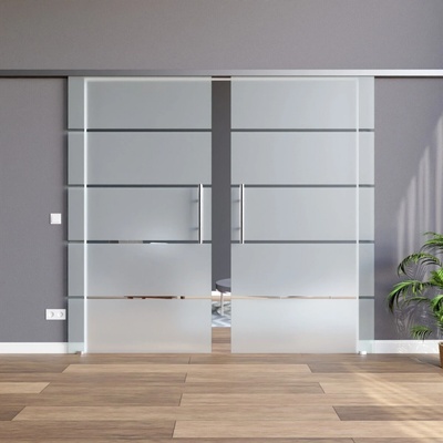 Amod Satira skleněné posuvné dvoukřídlé 2 x 102,5 x 217,5 cm