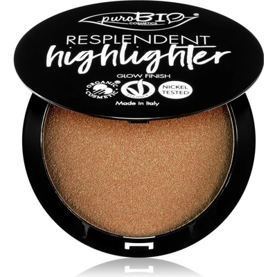 PuroBio Cosmetics Resplendent Highlighter Krémový rozjasňovač 03 Copper 9 g