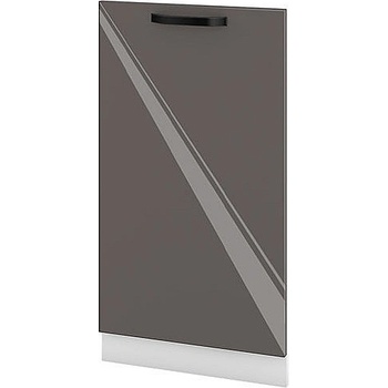 ИРИМ Врата за вградена съдомиялна Сити БФ-Антрацит гланц-05-38 45 см