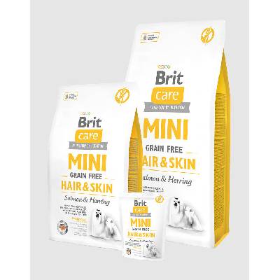 Brit Care Mini Grain Free Hair & Skin Salmon & Herring 2 x 7 kg