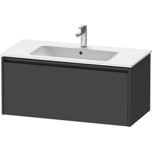 Duravit Ketho. 2 - Шкафче за умивалник 44x101x48 см, 1 чекмедже, графит матов K25064049490000 (K25064049490000)